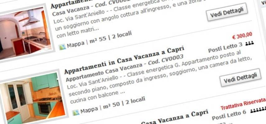 Sito Immobiliare Case Vacanze