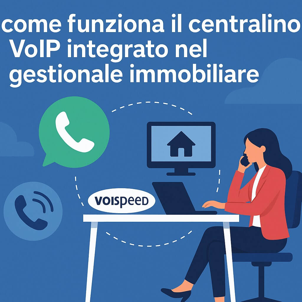Come funziona il centralino VoIP integrato nel gestionale immobiliare