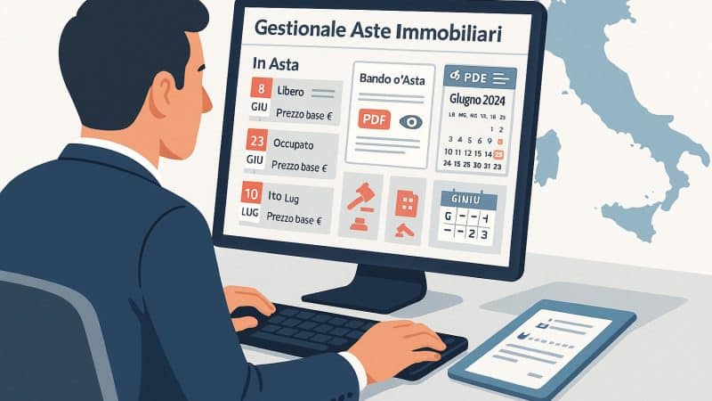 Come funziona il gestionale per aste immobiliari: consultazione e gestione completa