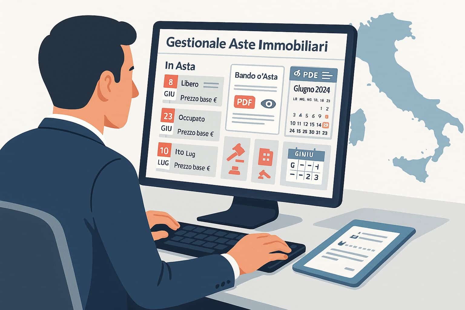 Come funziona il gestionale per aste immobiliari: consultazione e gestione completa