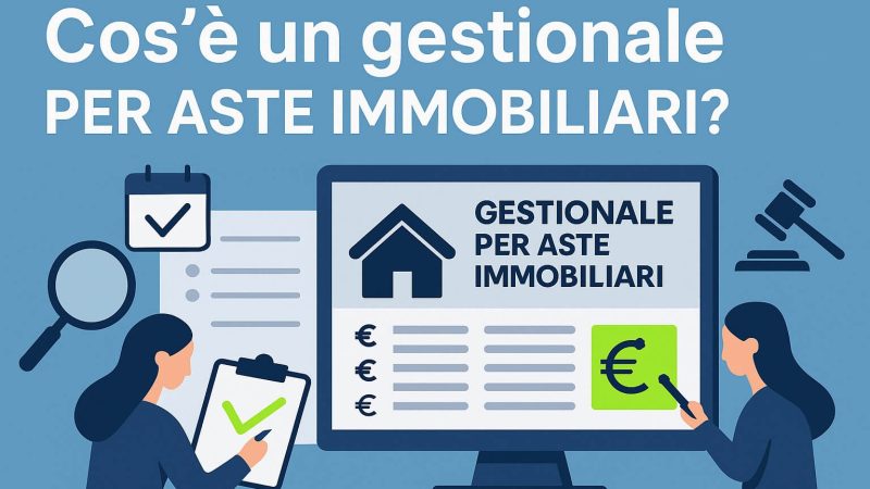 Cos’è un gestionale per aste immobiliari e perché usarlo nel 2025