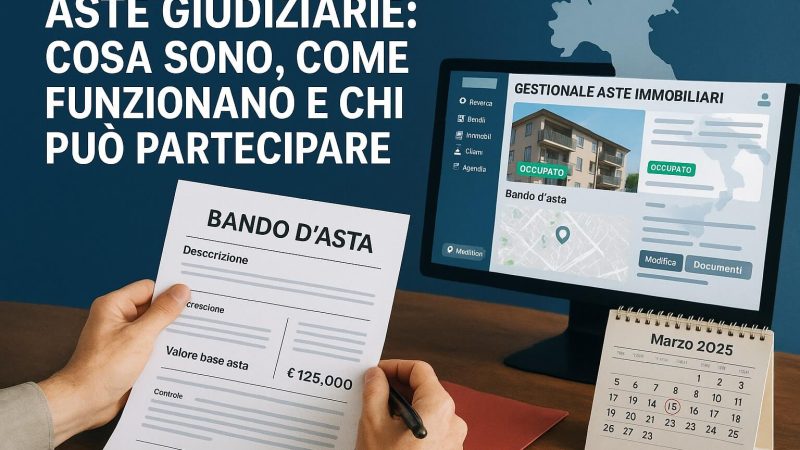 Aste giudiziarie: cosa sono, come funzionano e chi può partecipare