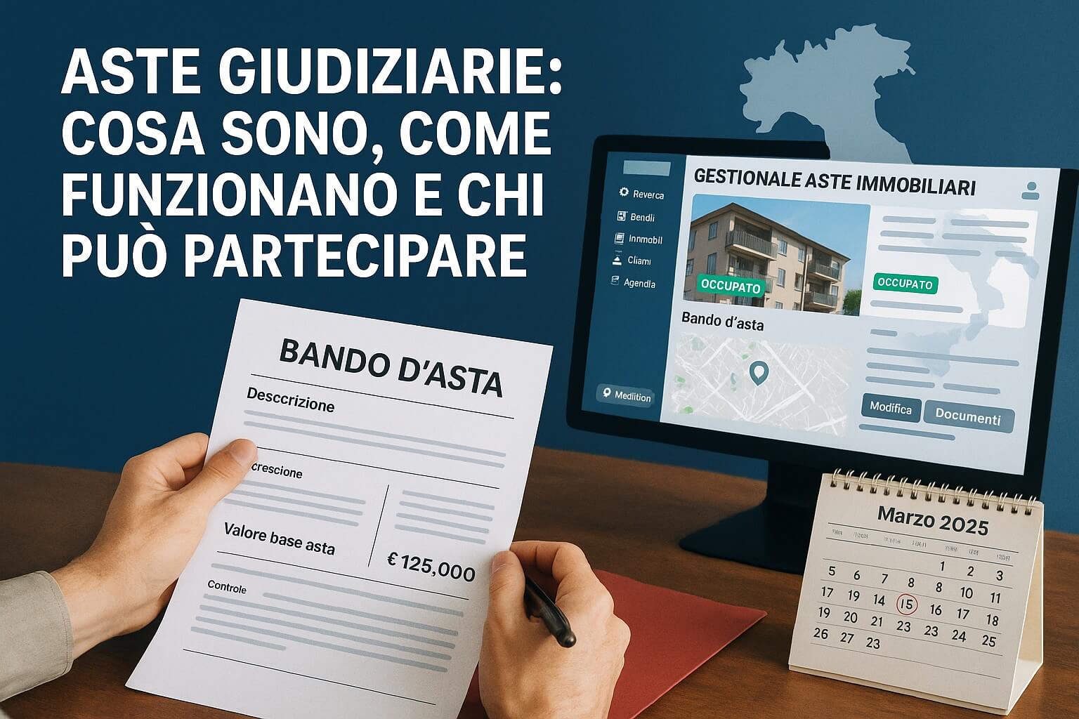 Aste giudiziarie: cosa sono, come funzionano e chi può partecipare