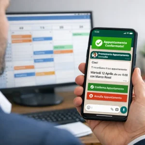 Promemoria appuntamenti WhatsApp e gestione appuntamenti: la nuova integrazione tra GestionaleRe.it e BookyAgenda
