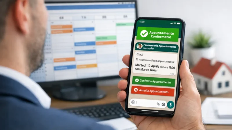 Promemoria appuntamenti WhatsApp e gestione appuntamenti: la nuova integrazione tra GestionaleRe.it e BookyAgenda