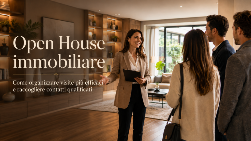 Open House immobiliare: come organizzare visite più efficaci e raccogliere contatti qualificati