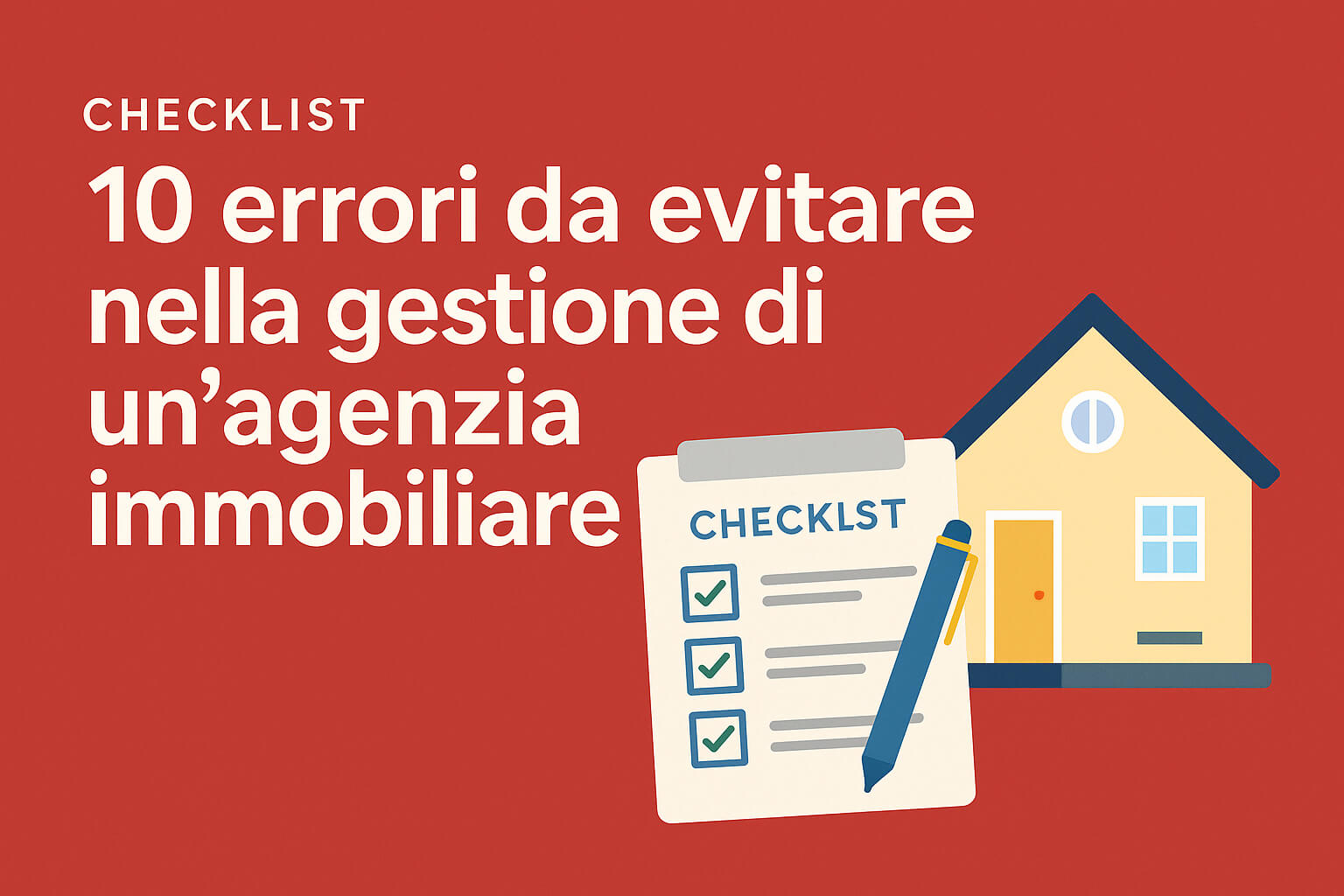 Checklist errori agenzia immobiliare