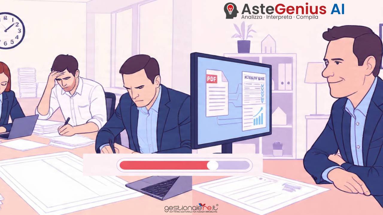 Confronto tra compilazione manuale e mediante AsteGenius AI