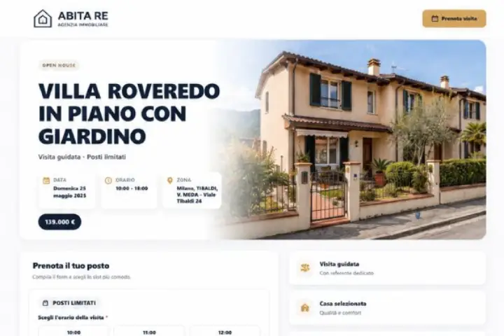 Template Open House Minimal Ads per campagne pubblicitarie